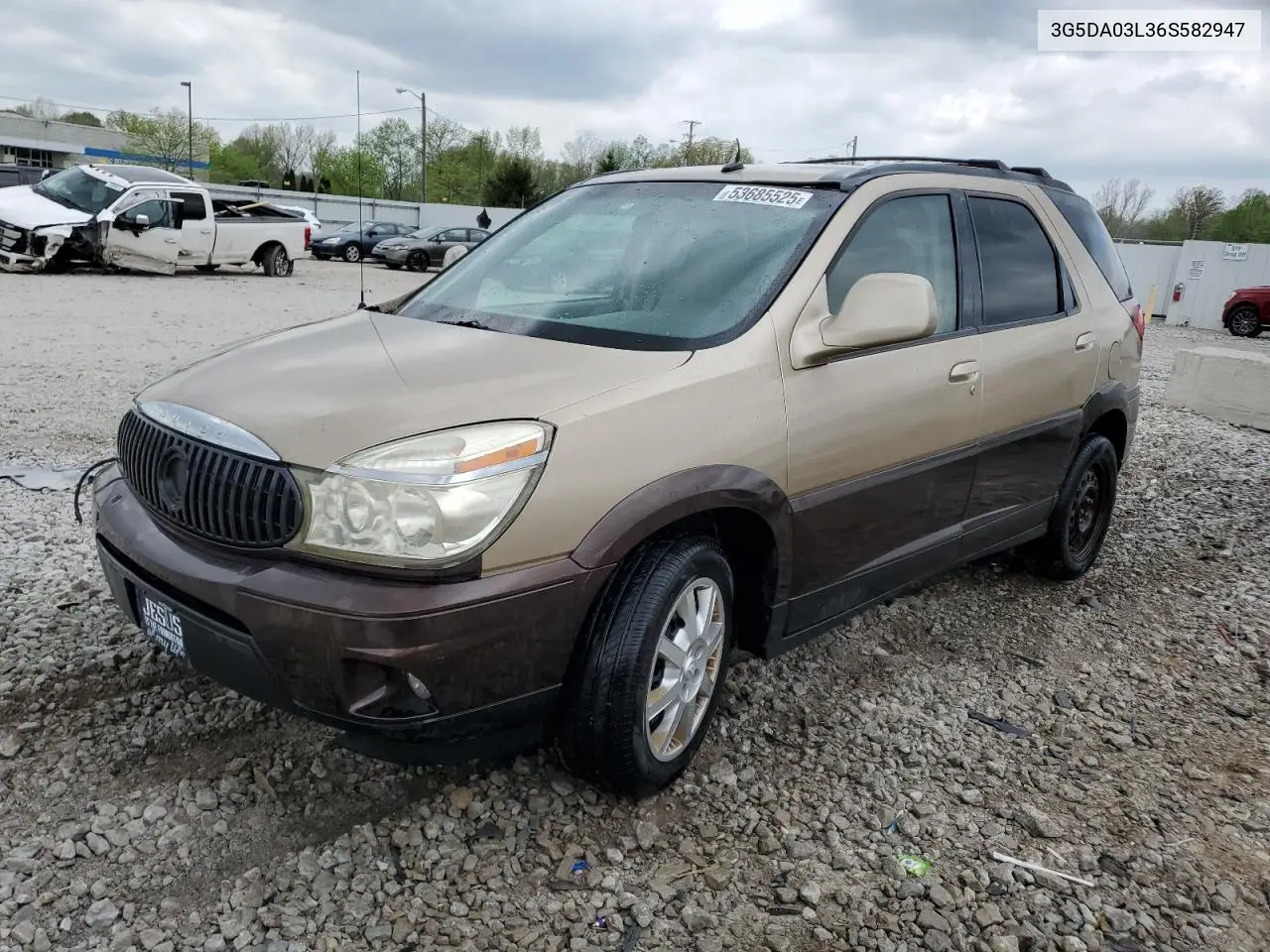 2006 Buick Rendezvous Cx VIN: 3G5DA03L36S582947 Lot: 53685525