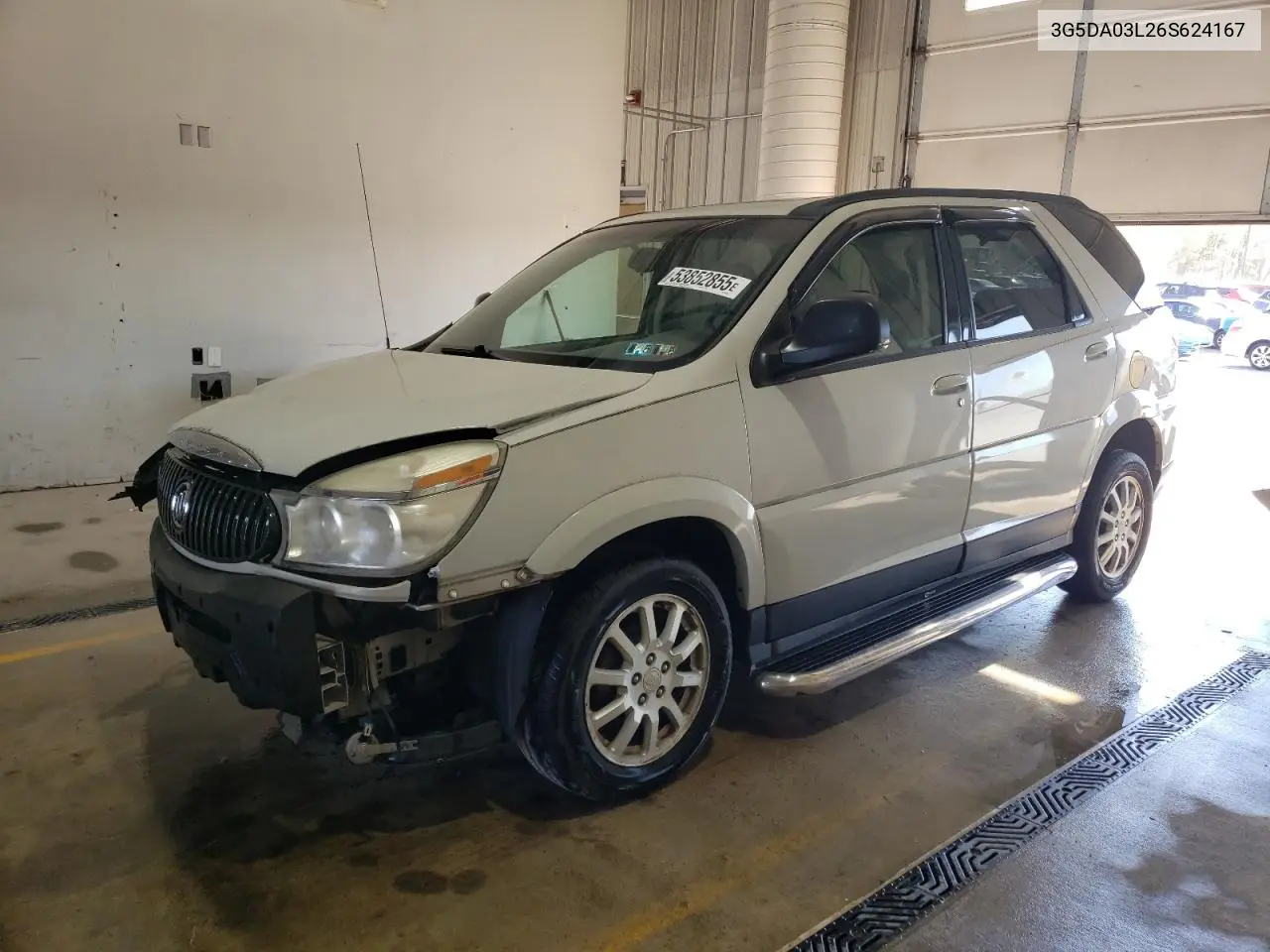 2006 Buick Rendezvous Cx VIN: 3G5DA03L26S624167 Lot: 53852855