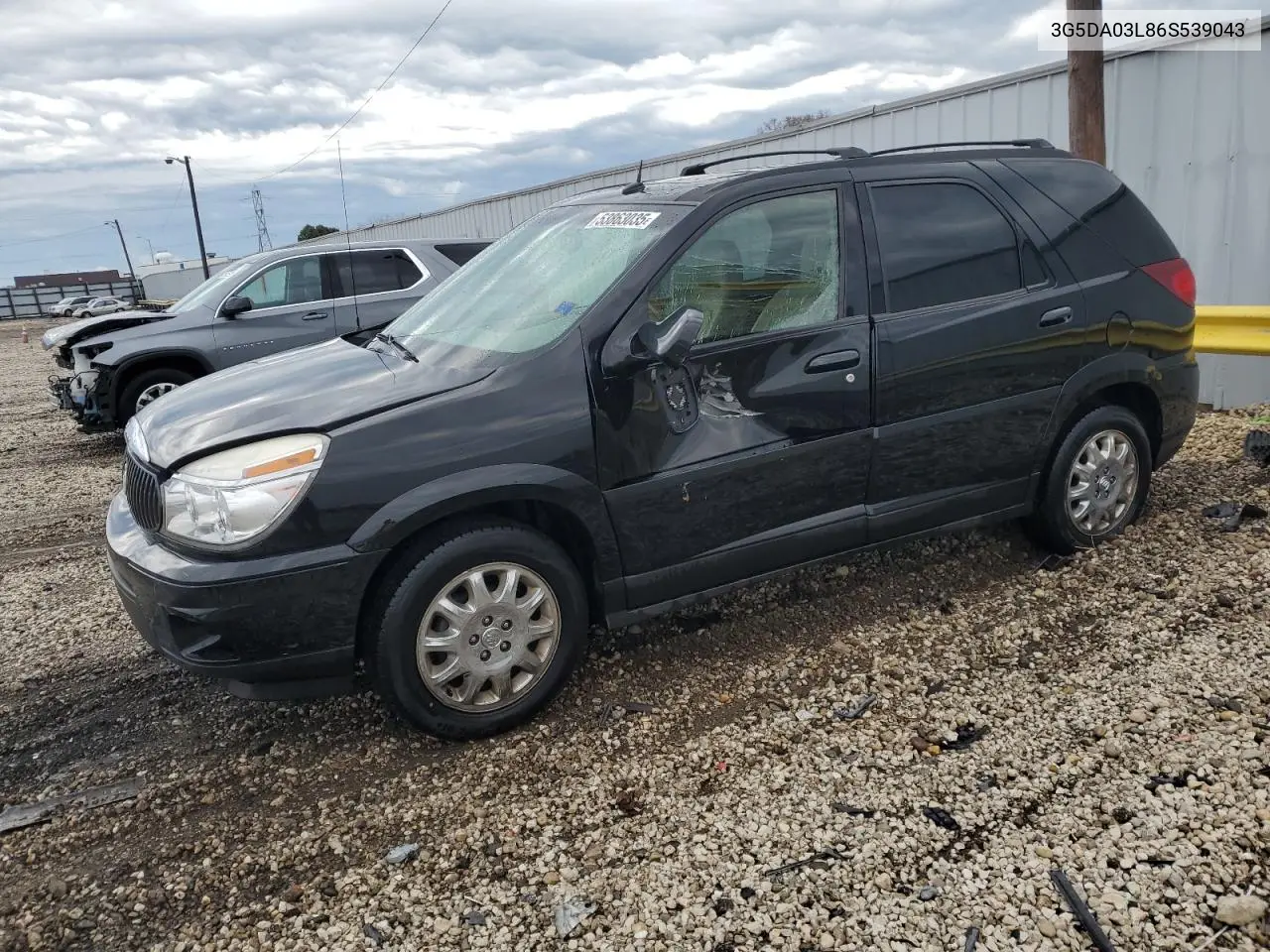 2006 Buick Rendezvous Cx VIN: 3G5DA03L86S539043 Lot: 53863035