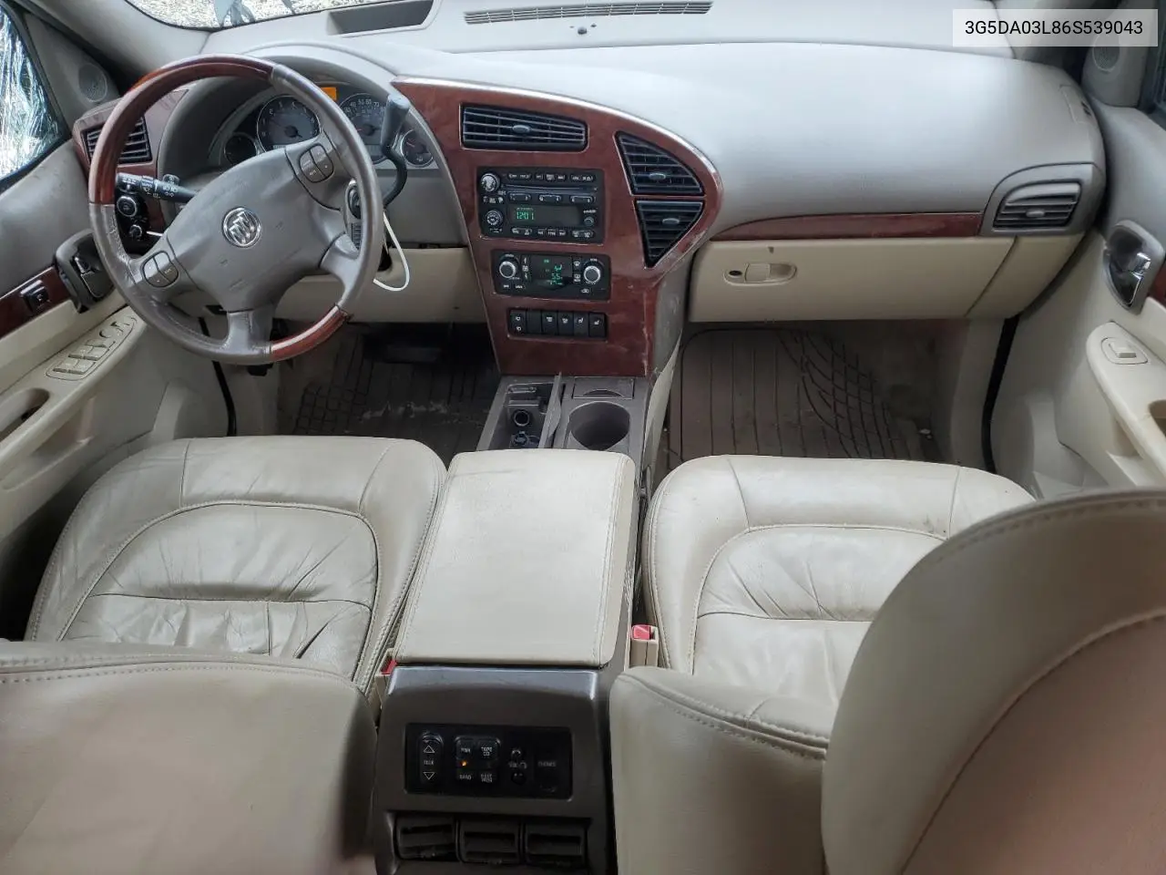 2006 Buick Rendezvous Cx VIN: 3G5DA03L86S539043 Lot: 53863035