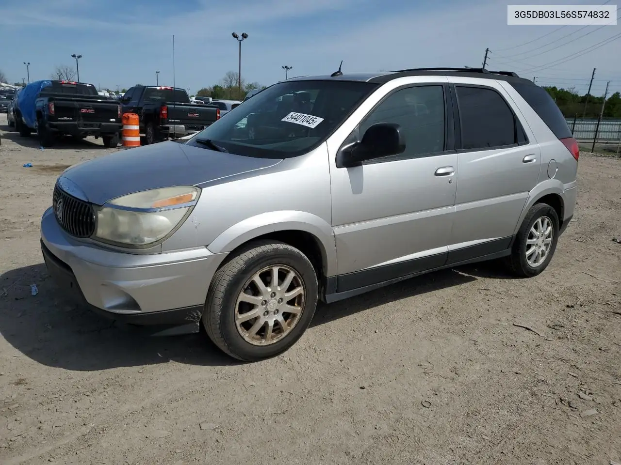 2006 Buick Rendezvous Cx VIN: 3G5DB03L56S574832 Lot: 54401045