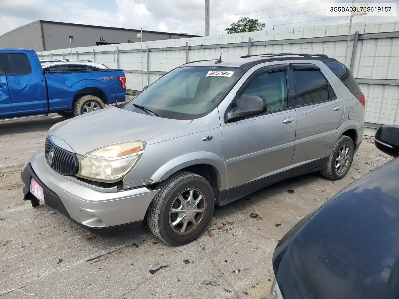 2006 Buick Rendezvous Cx VIN: 3G5DA03L76S619157 Lot: 59357995
