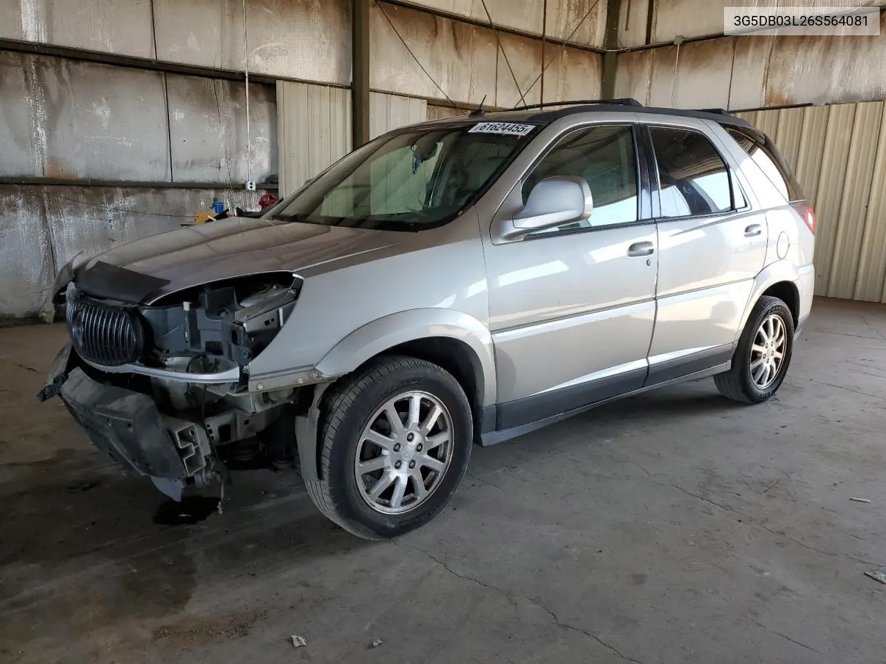 2006 Buick Rendezvous Cx VIN: 3G5DB03L26S564081 Lot: 61624455