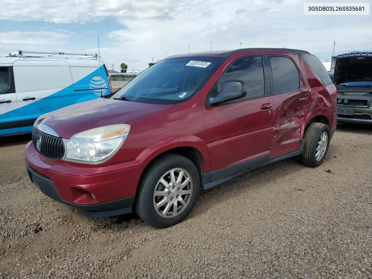 2006 Buick Rendezvous Cx VIN: 3G5DB03L26S535681 Lot: 62037535