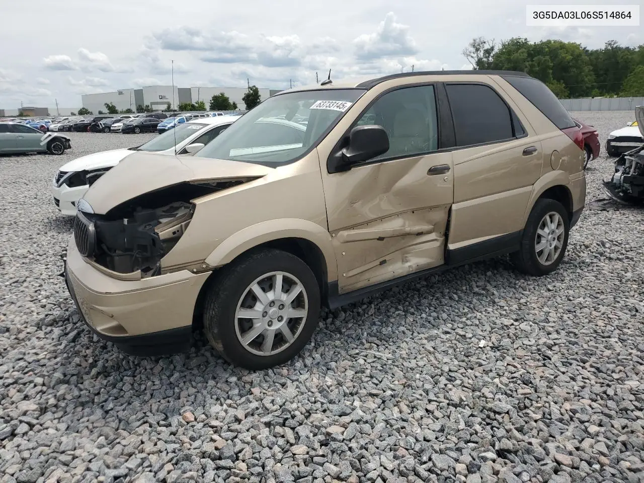 2006 Buick Rendezvous Cx VIN: 3G5DA03L06S514864 Lot: 63733145