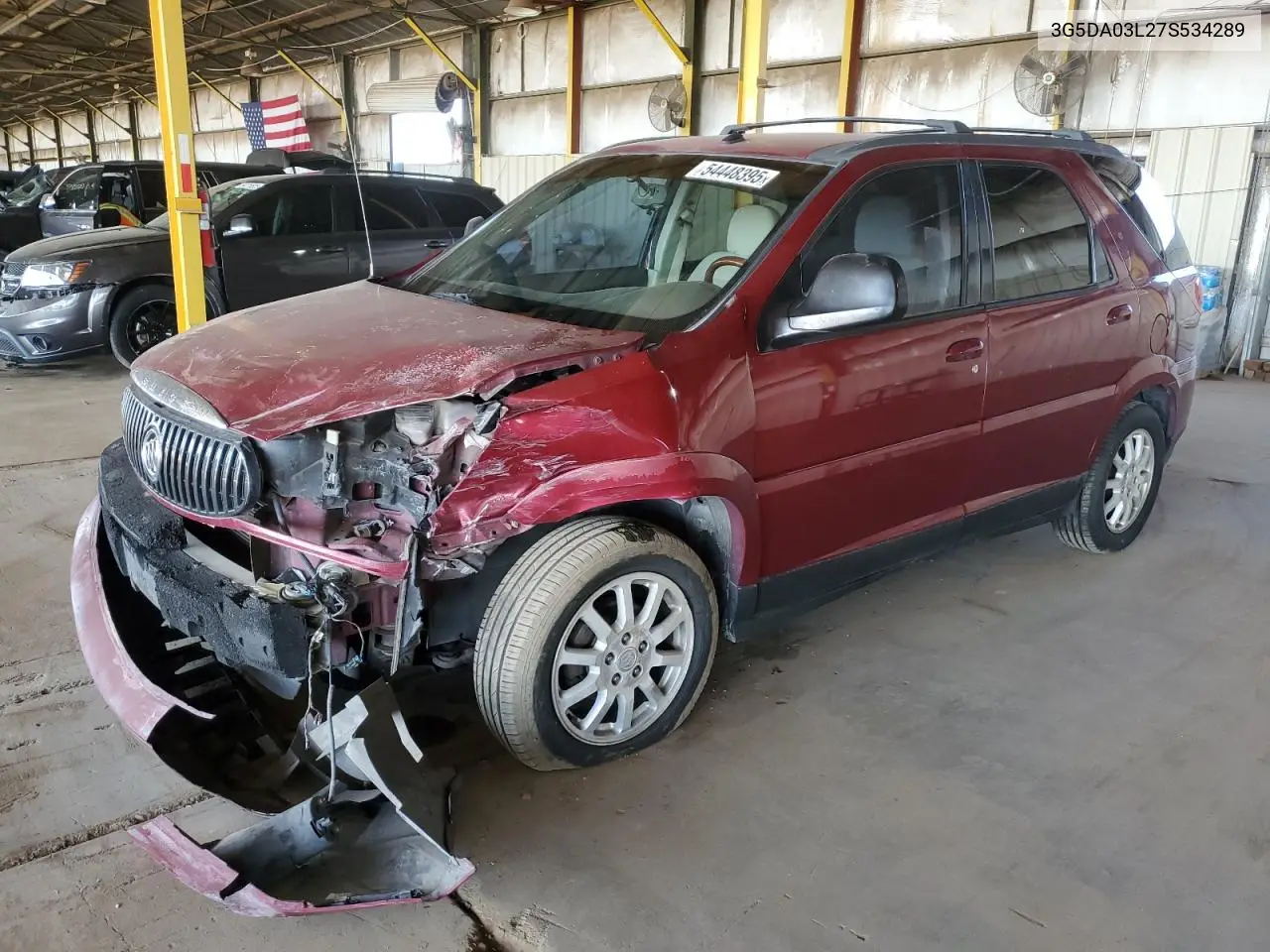 2007 Buick Rendezvous Cx VIN: 3G5DA03L27S534289 Lot: 54448395