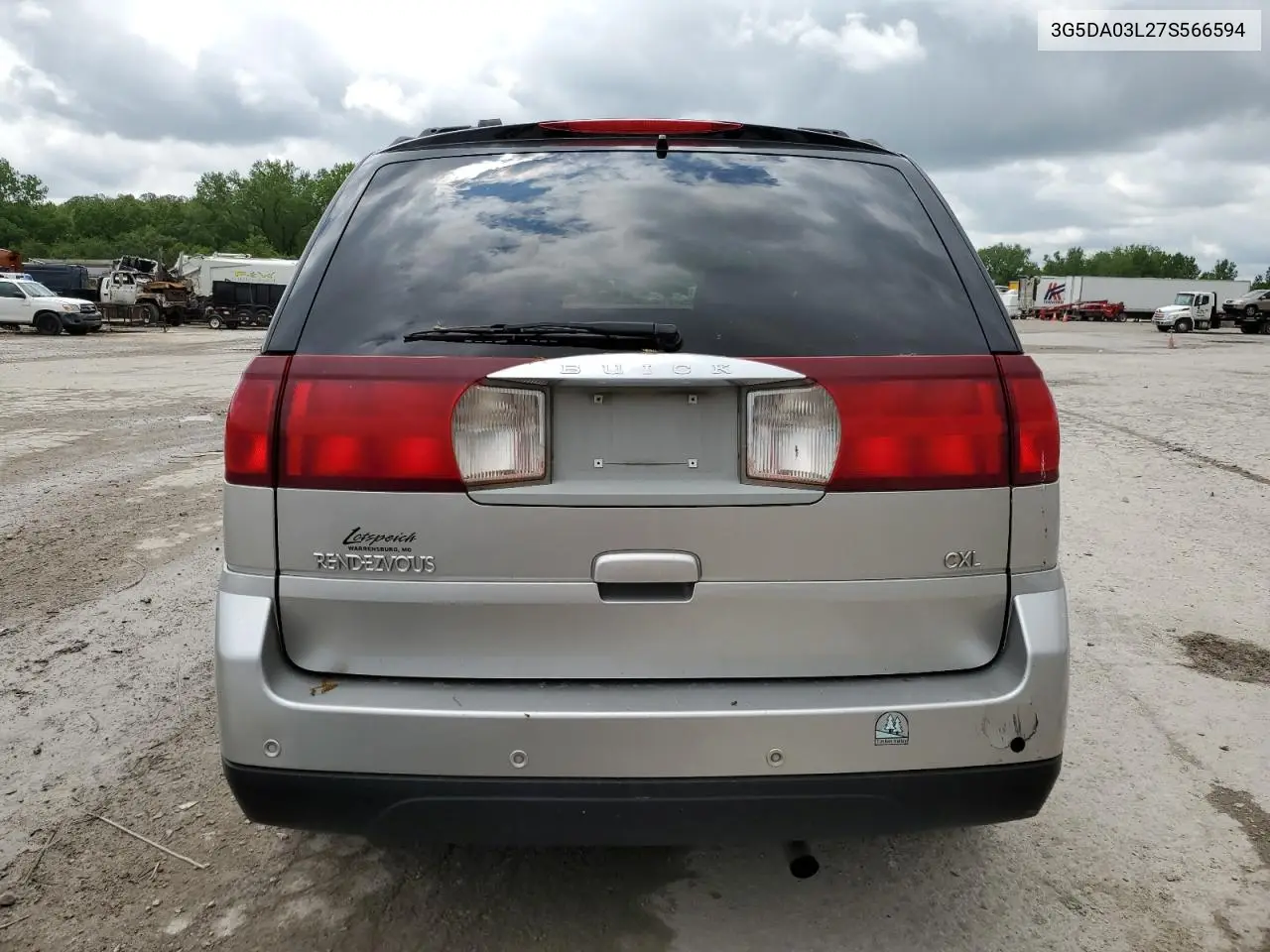 2007 Buick Rendezvous Cx VIN: 3G5DA03L27S566594 Lot: 55452725