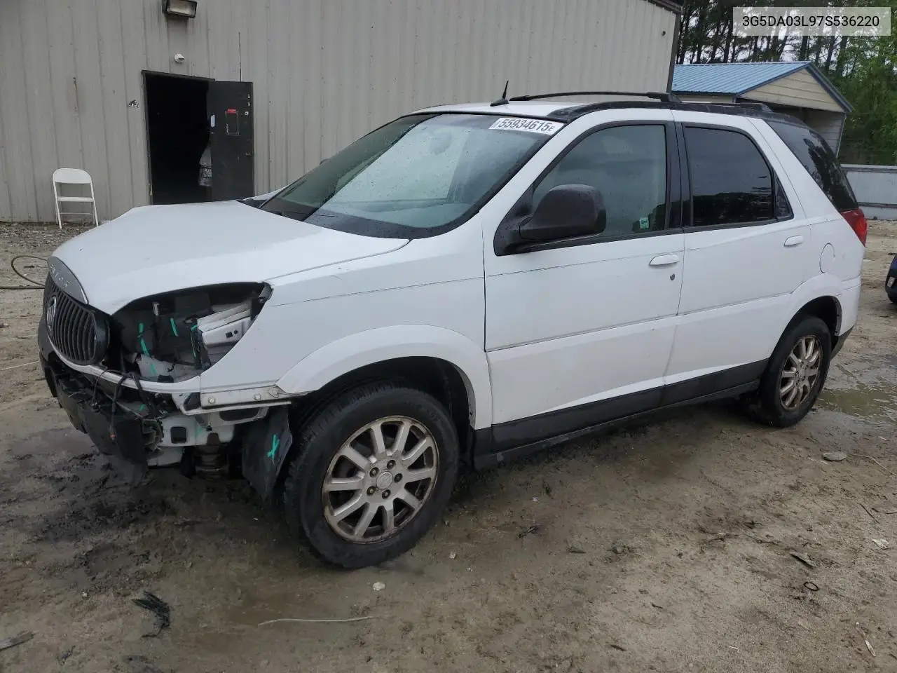 2007 Buick Rendezvous Cx VIN: 3G5DA03L97S536220 Lot: 55934615