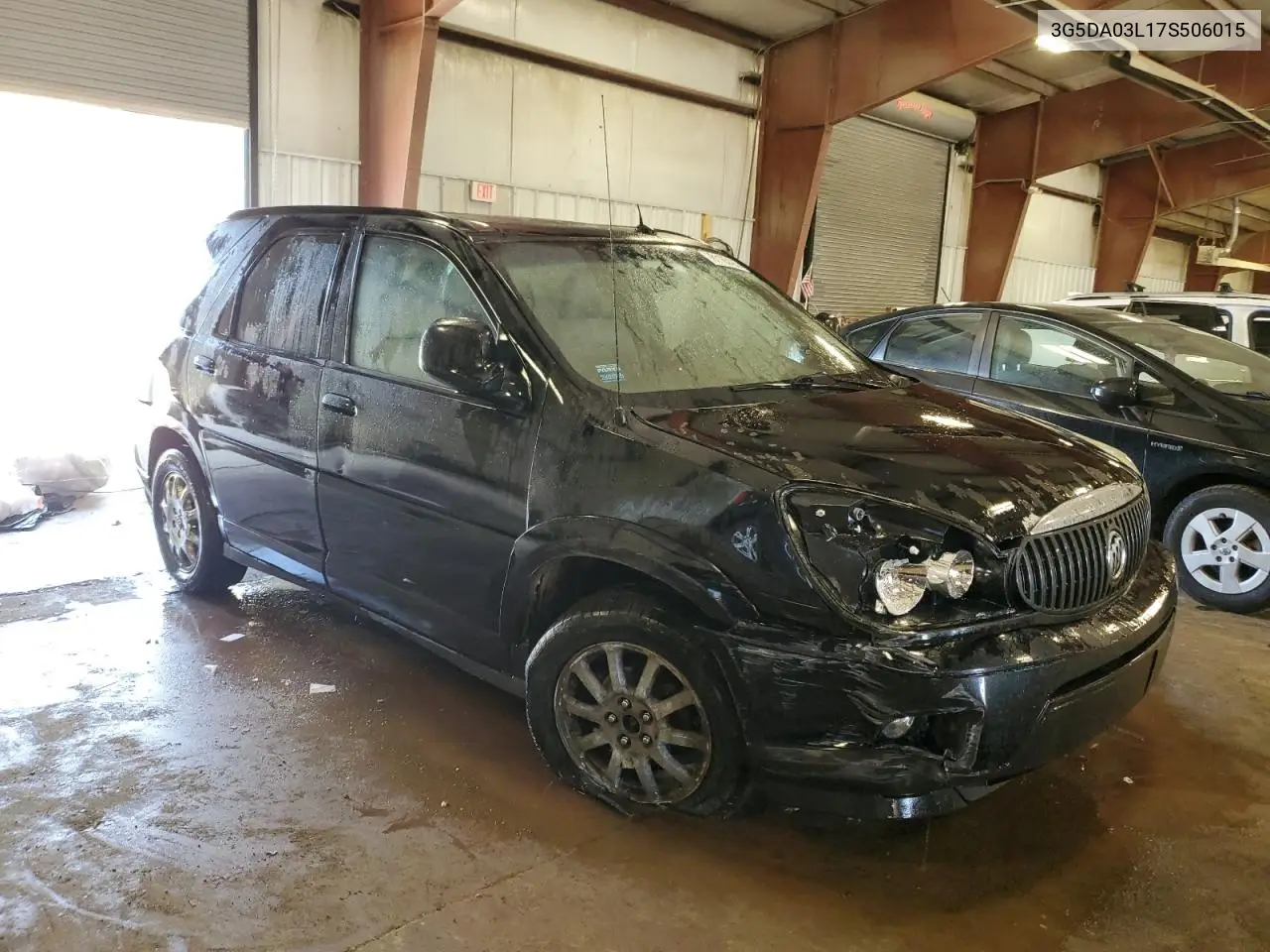 2007 Buick Rendezvous Cx VIN: 3G5DA03L17S506015 Lot: 61165425