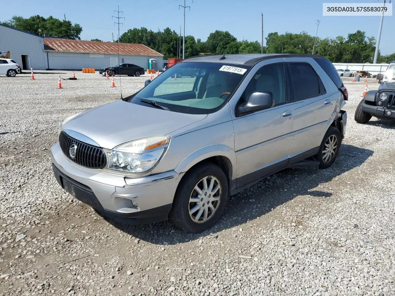 2007 Buick Rendezvous Cx VIN: 3G5DA03L57S583079 Lot: 61977515