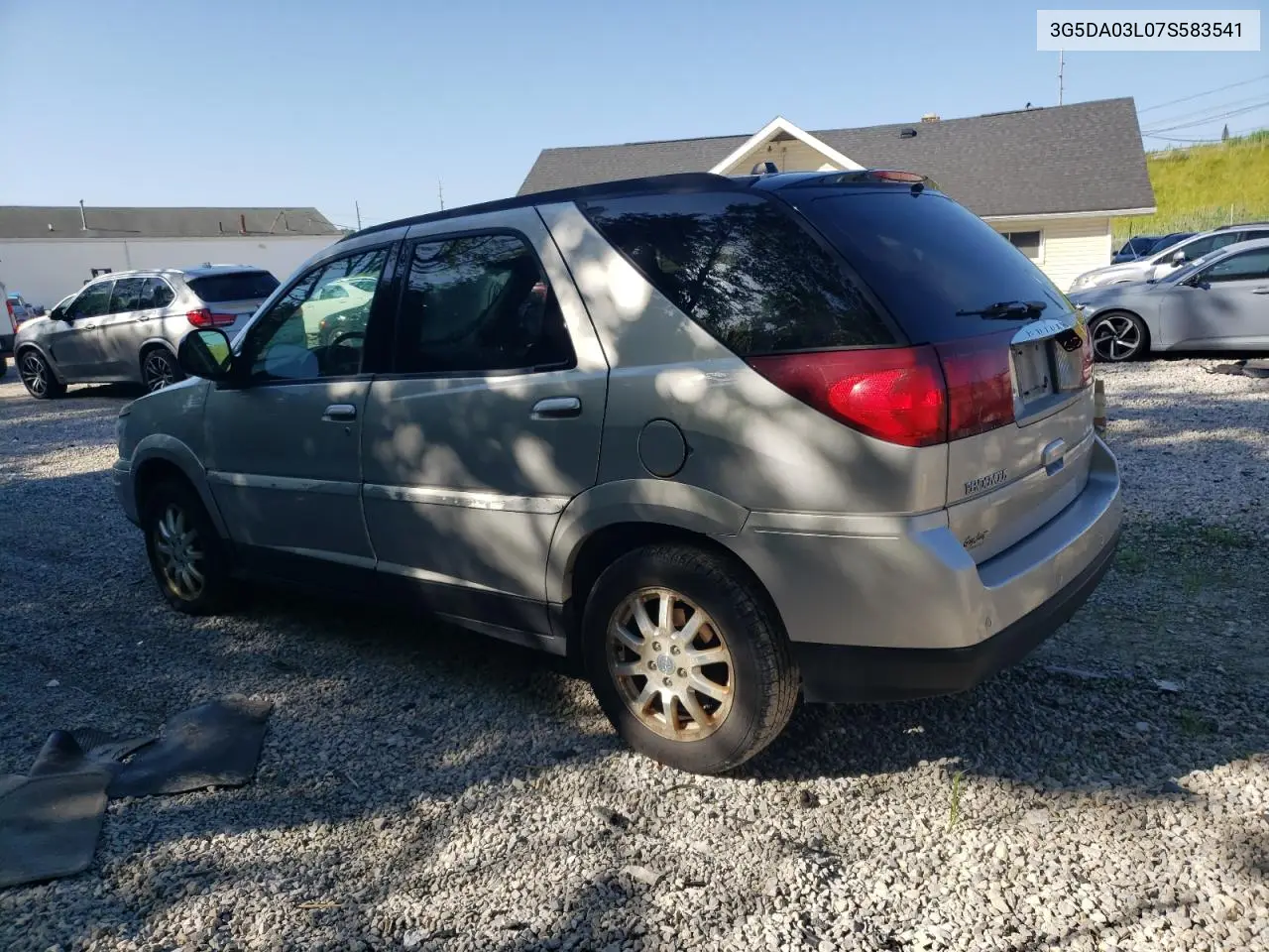 2007 Buick Rendezvous Cx VIN: 3G5DA03L07S583541 Lot: 62161985