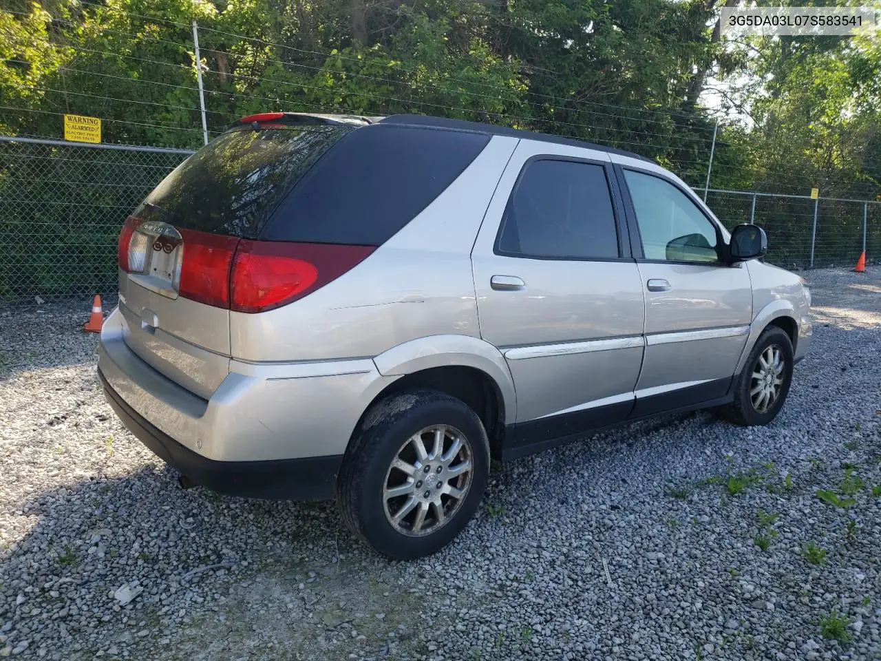 2007 Buick Rendezvous Cx VIN: 3G5DA03L07S583541 Lot: 62161985