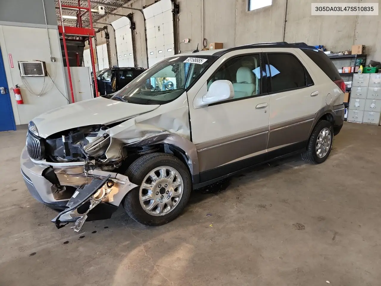 2007 Buick Rendezvous Cx VIN: 3G5DA03L47S510835 Lot: 63198885