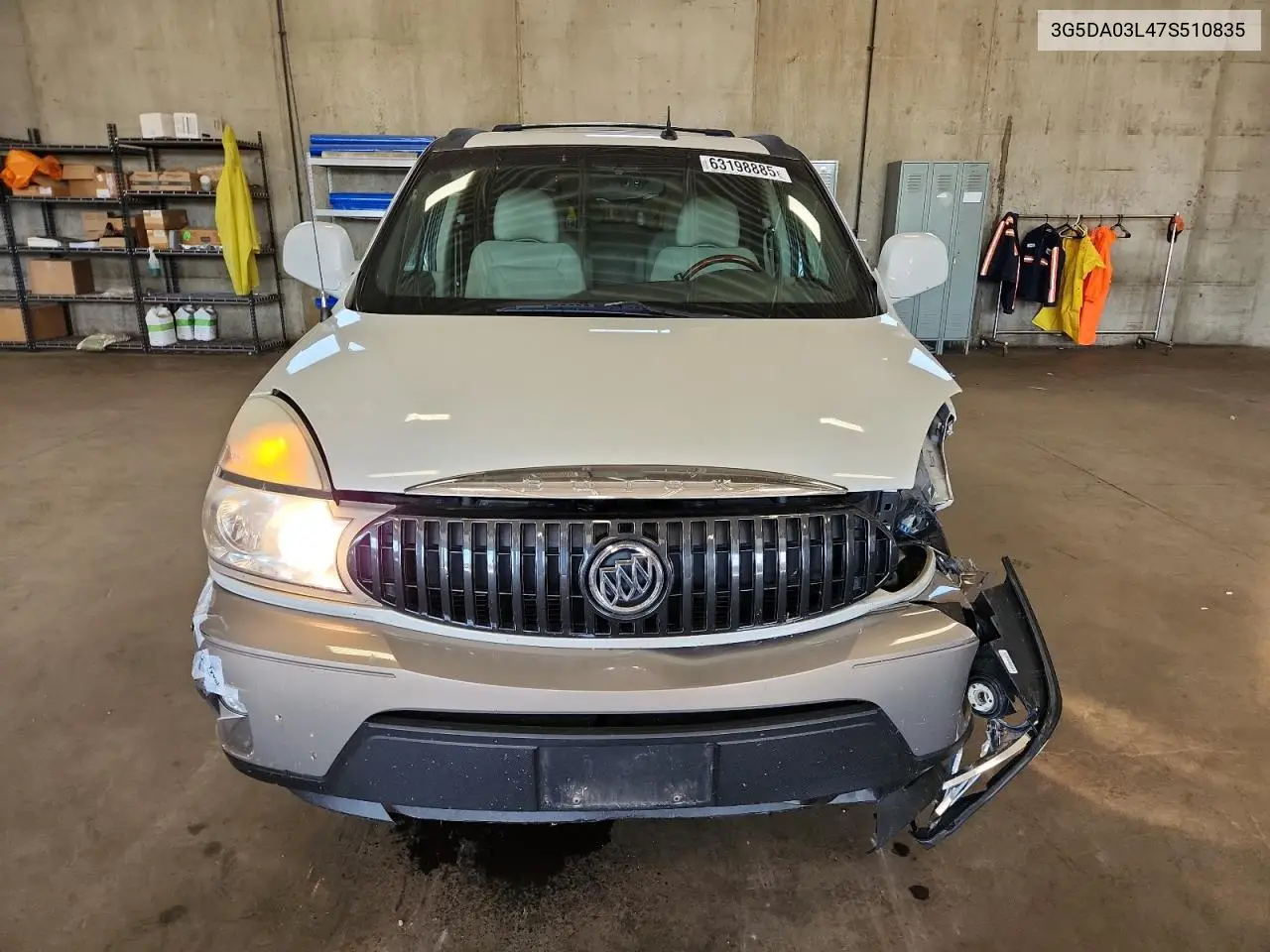 2007 Buick Rendezvous Cx VIN: 3G5DA03L47S510835 Lot: 63198885