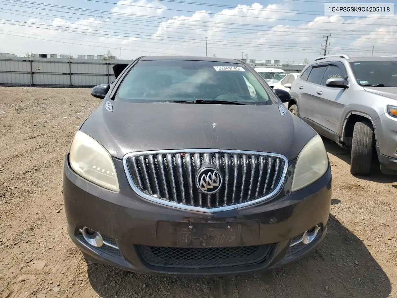 2012 Buick Verano VIN: 1G4PS5SK9C4205118 Lot: 56940445