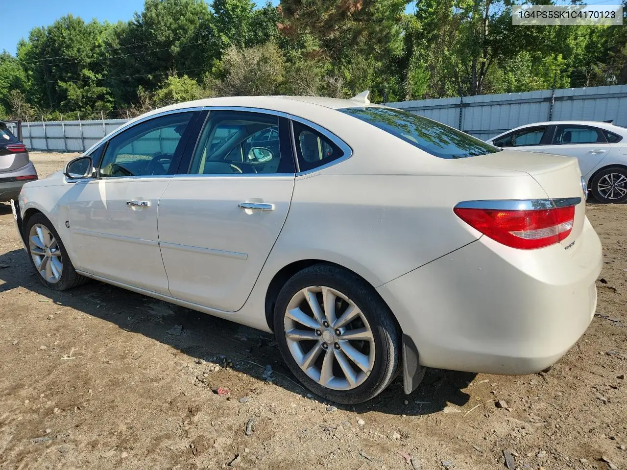 2012 Buick Verano VIN: 1G4PS5SK1C4170123 Lot: 61740255