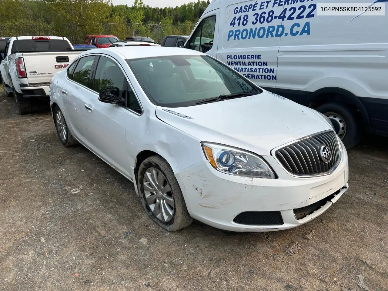 2013 Buick Verano VIN: 1G4PN5SK8D4125592 Lot: 60204785