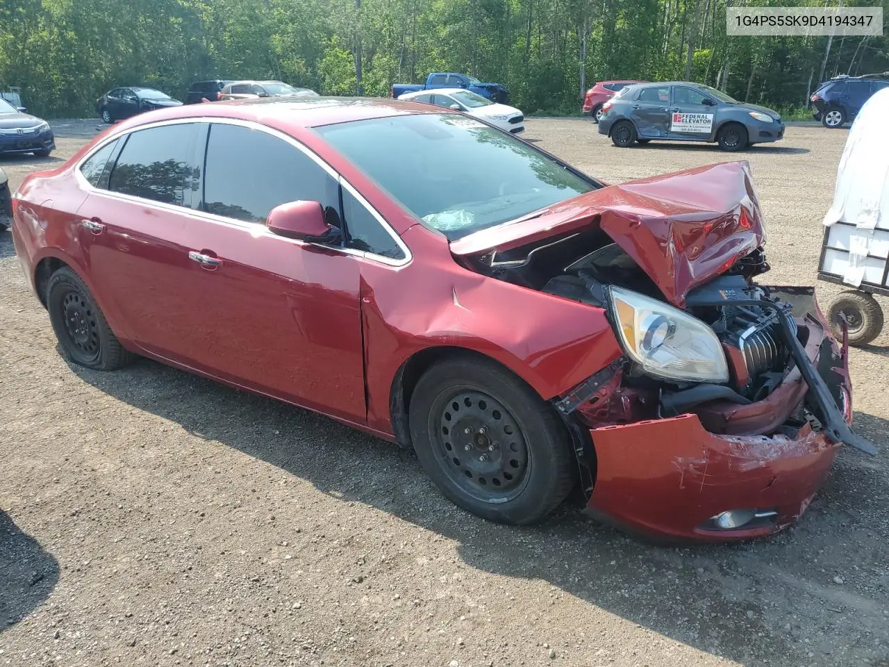2013 Buick Verano VIN: 1G4PS5SK9D4194347 Lot: 61578475