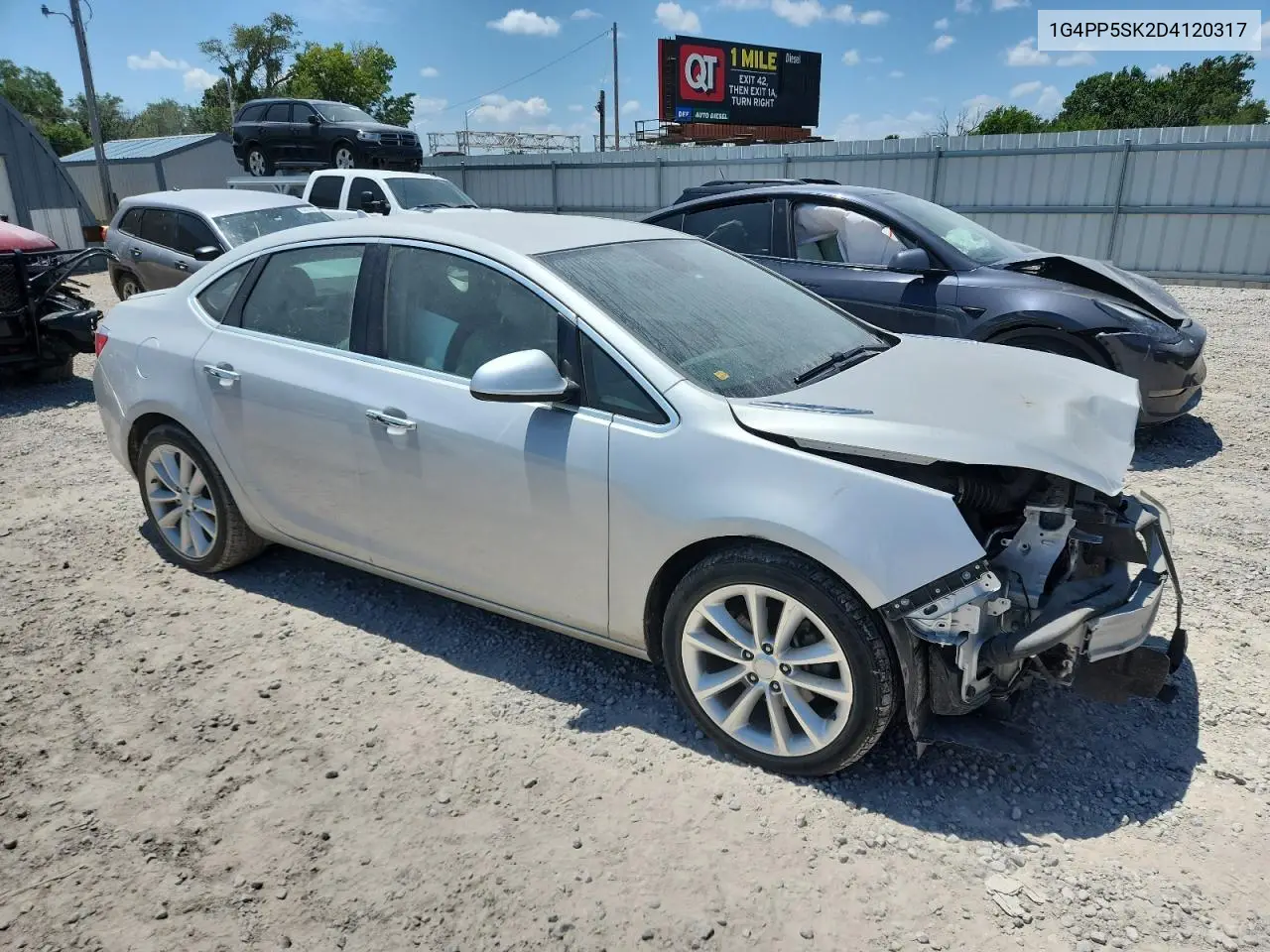 2013 Buick Verano VIN: 1G4PP5SK2D4120317 Lot: 64245445