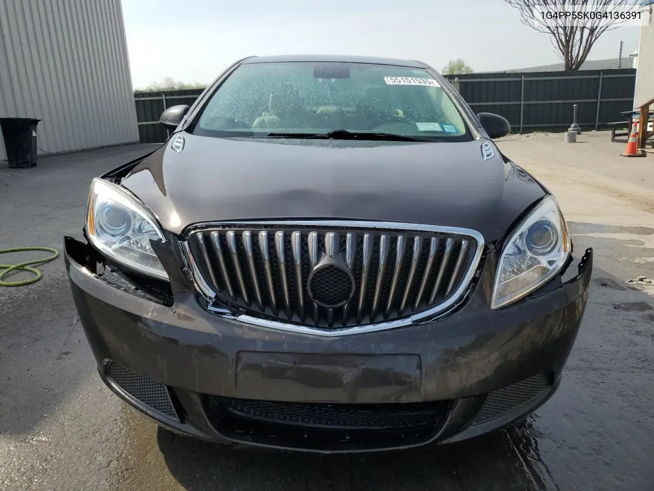 2016 Buick Verano VIN: 1G4PP5SK0G4136391 Lot: 55151535