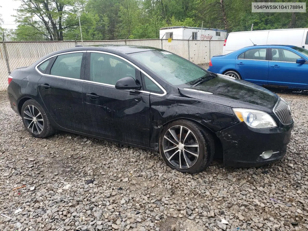 2016 Buick Verano Sport Touring VIN: 1G4PW5SK1G4178894 Lot: 56711245