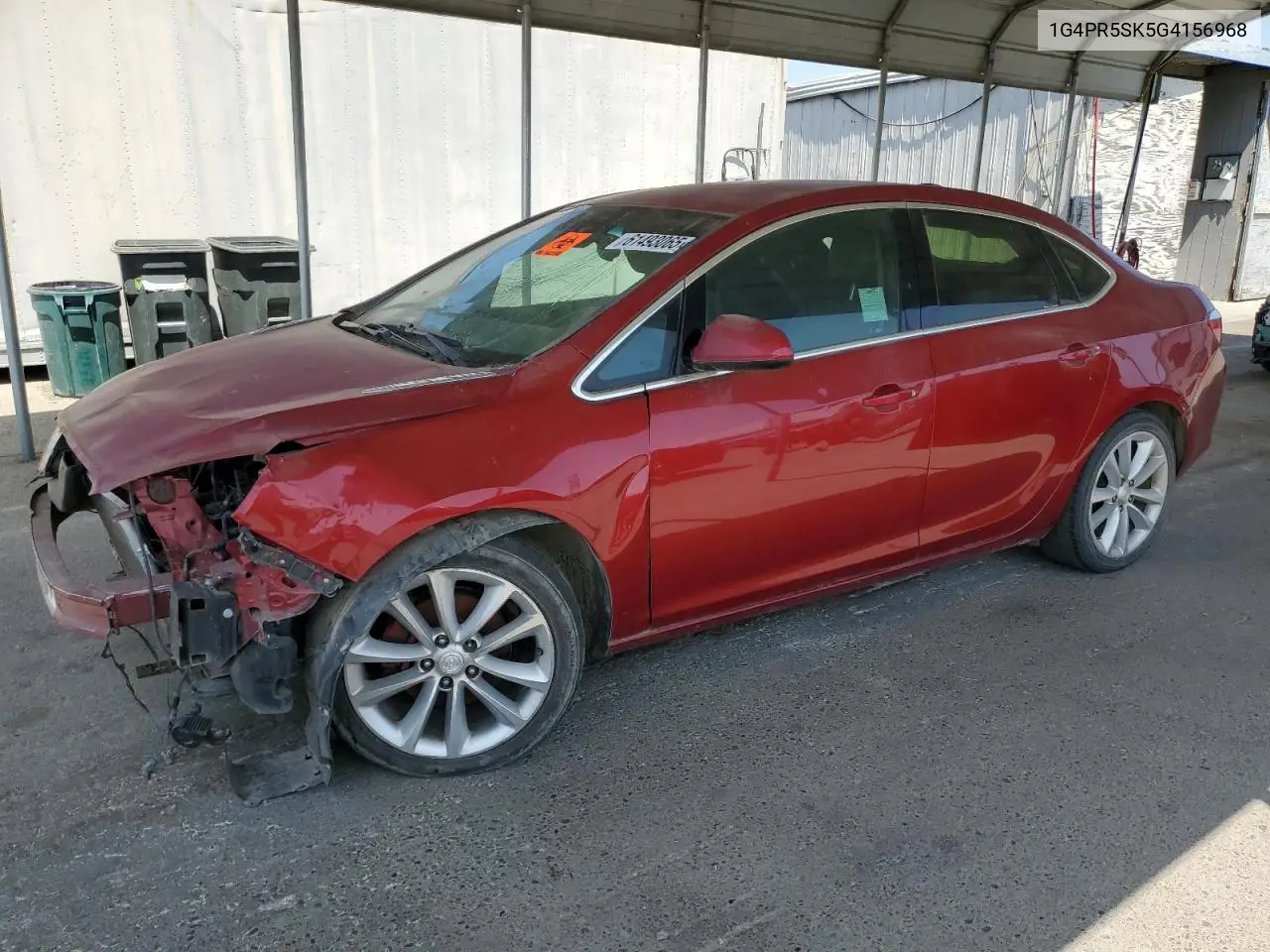 2016 Buick Verano Convenience VIN: 1G4PR5SK5G4156968 Lot: 61493065