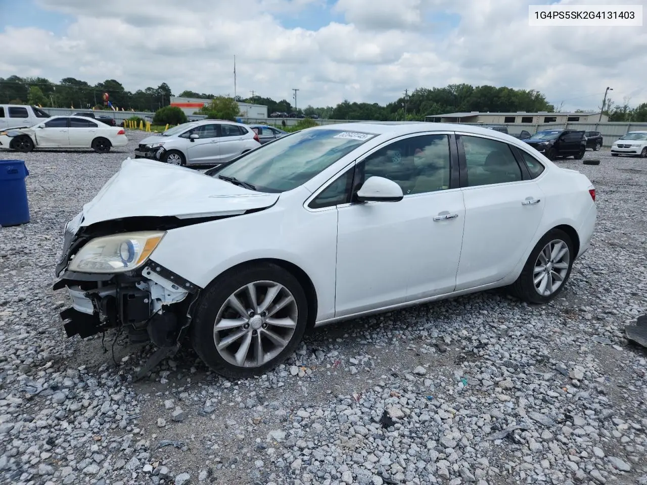 2016 Buick Verano VIN: 1G4PS5SK2G4131403 Lot: 62643145