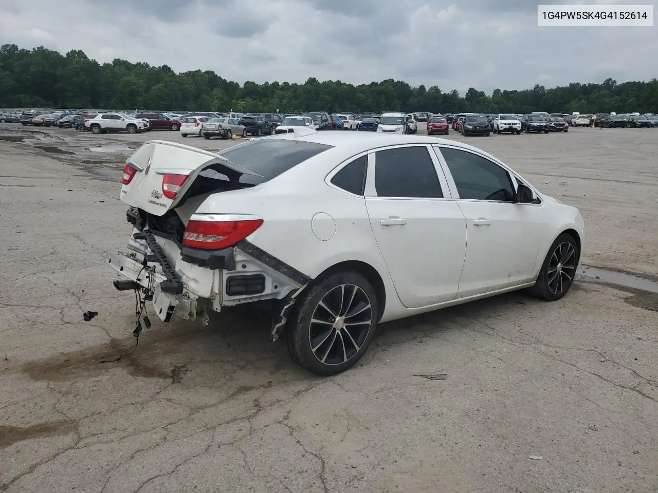 2016 Buick Verano Sport Touring VIN: 1G4PW5SK4G4152614 Lot: 62648415