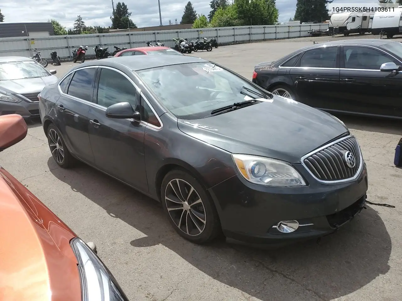 2017 Buick Verano Sport Touring VIN: 1G4PR5SK5H4103611 Lot: 62784275