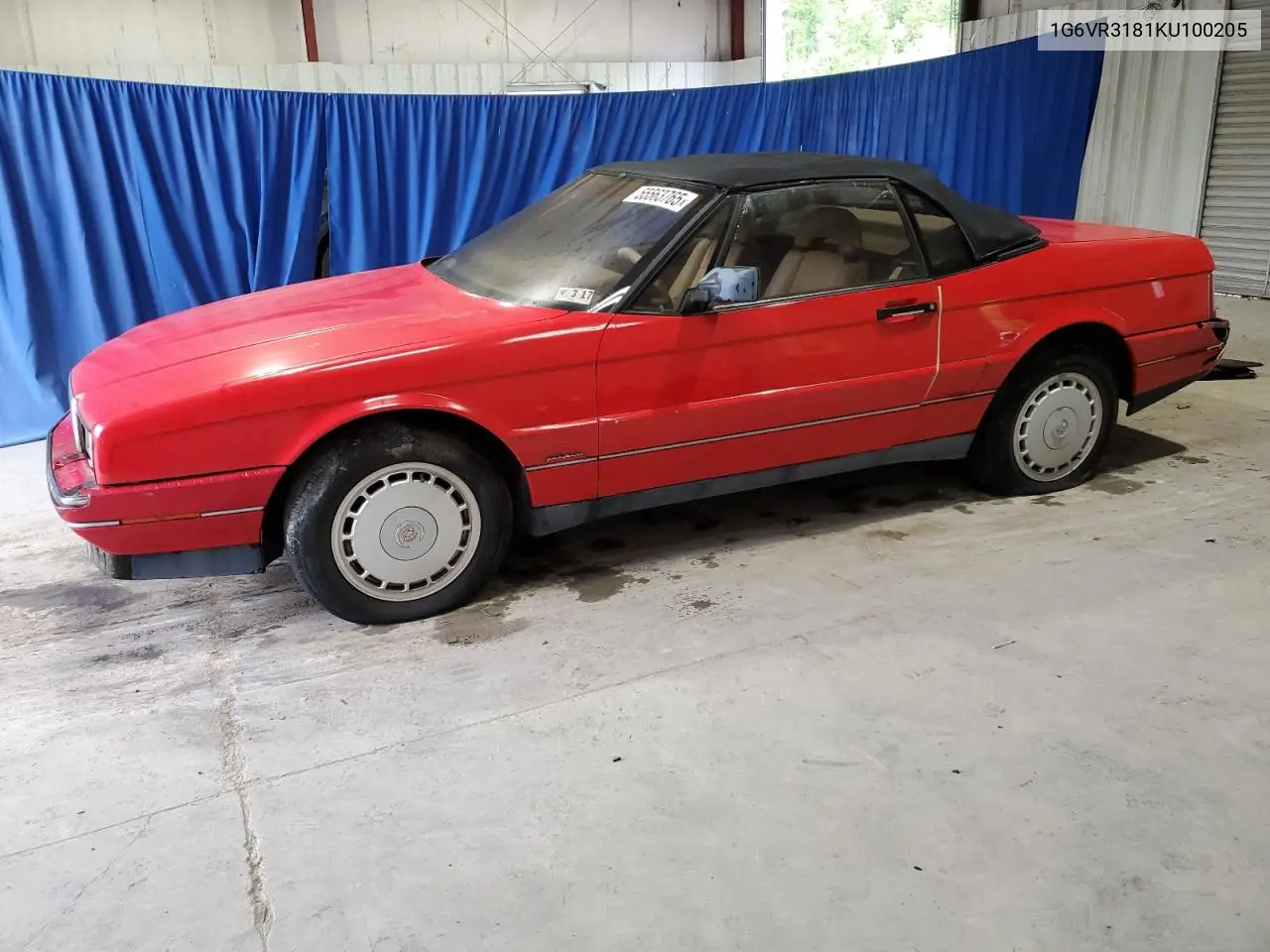 1g6vr3181ku100205 1G6VR3181KU100205 1989 Cadillac Allante