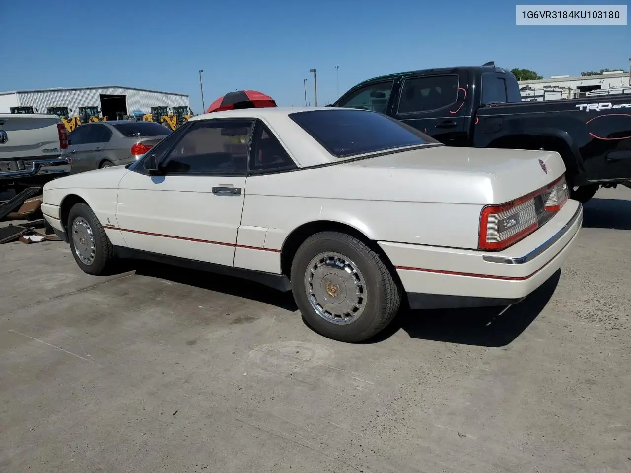 1989 Cadillac Allante VIN: 1G6VR3184KU103180 Lot: 55631135