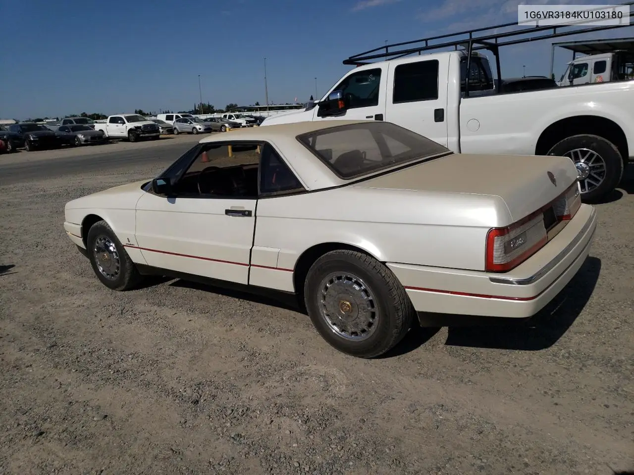 1989 Cadillac Allante VIN: 1G6VR3184KU103180 Lot: 63119975