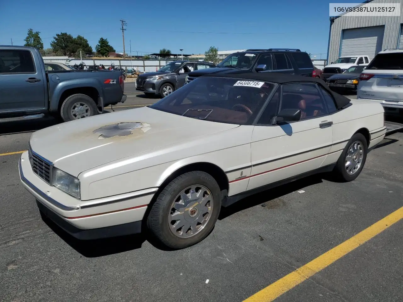 1990 Cadillac Allante VIN: 1G6VS3387LU125127 Lot: 64386715
