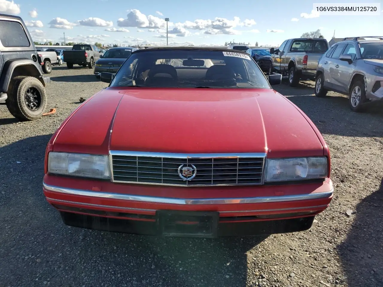 1991 Cadillac Allante VIN: 1G6VS3384MU125720 Lot: 44458915