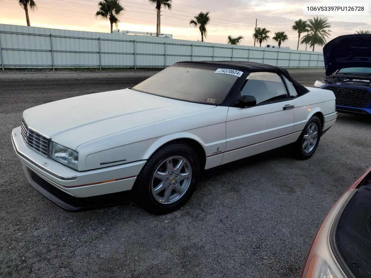 1993 Cadillac Allante VIN: 1G6VS3397PU126728 Lot: 74370624