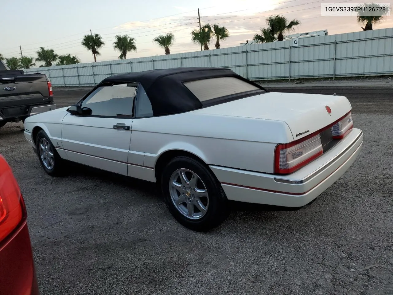 1993 Cadillac Allante VIN: 1G6VS3397PU126728 Lot: 74370624