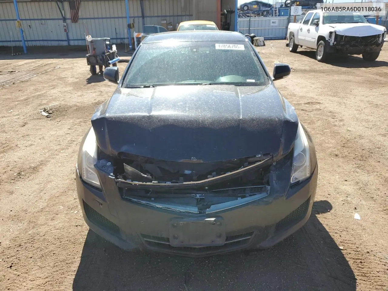 2013 Cadillac Ats Luxury VIN: 1G6AB5RA6D0118036 Lot: 47856705