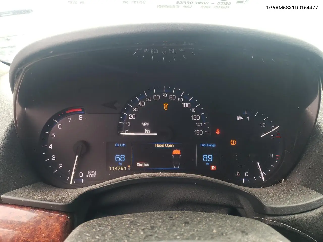 2013 Cadillac Ats Premium VIN: 1G6AM5SX1D0164477 Lot: 56573965