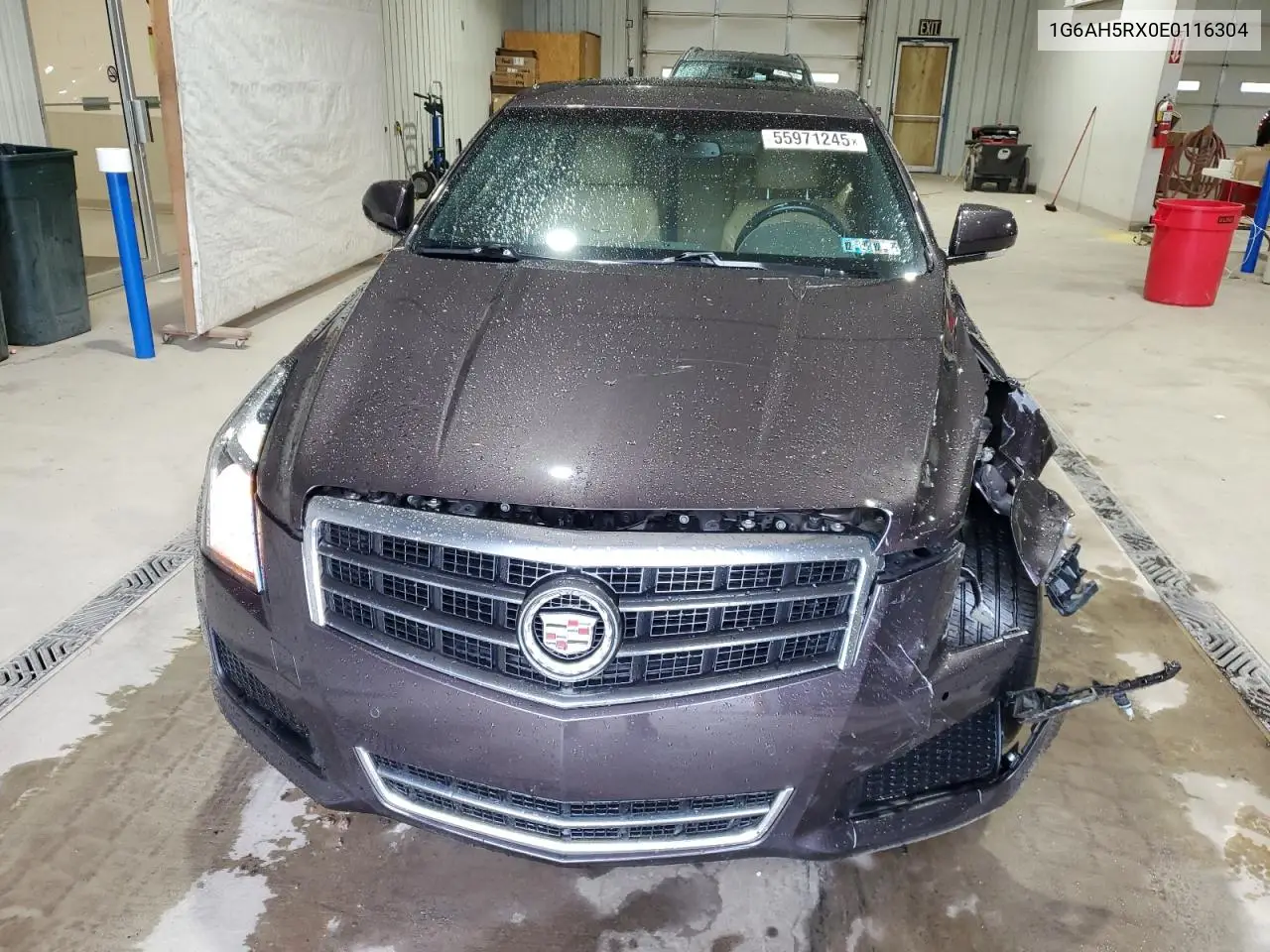 2014 Cadillac Ats Luxury VIN: 1G6AH5RX0E0116304 Lot: 55971245