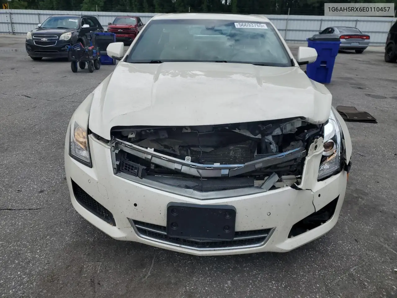 2014 Cadillac Ats Luxury VIN: 1G6AH5RX6E0110457 Lot: 56693765