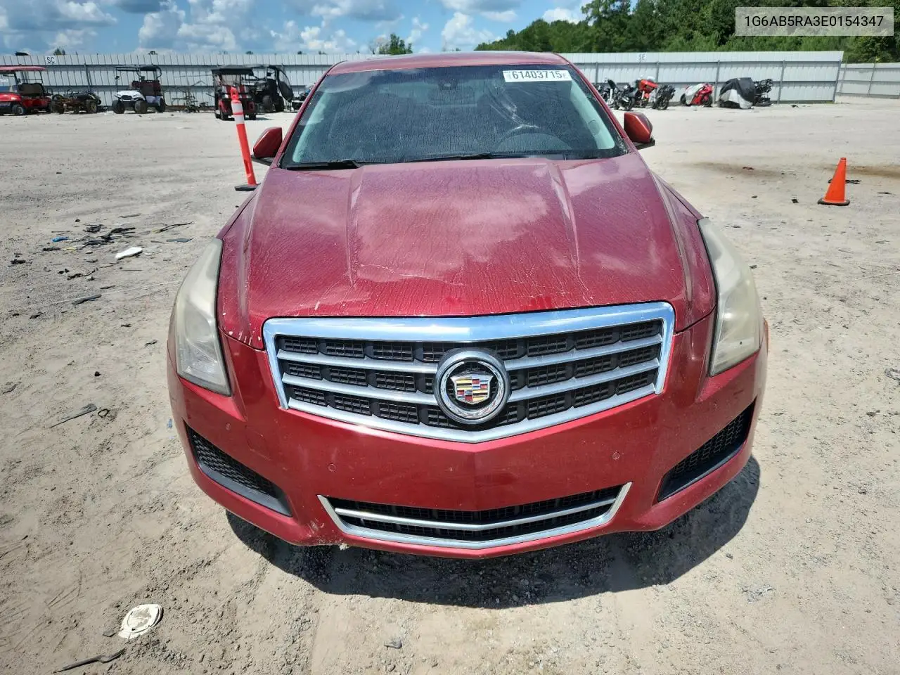 2014 Cadillac Ats Luxury VIN: 1G6AB5RA3E0154347 Lot: 61403715