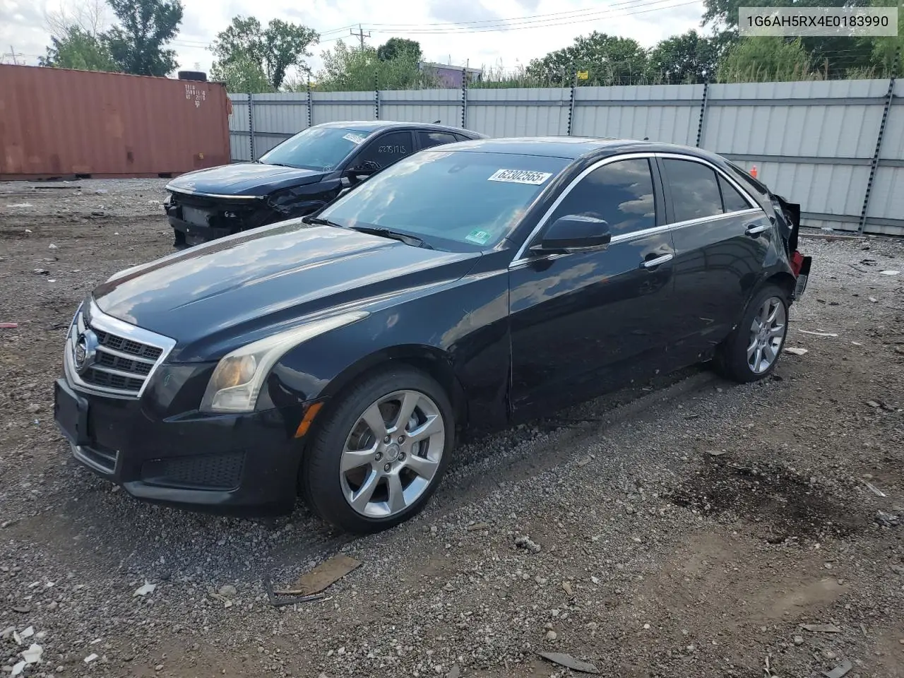 2014 Cadillac Ats Luxury VIN: 1G6AH5RX4E0183990 Lot: 62302565