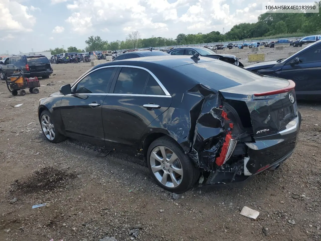 2014 Cadillac Ats Luxury VIN: 1G6AH5RX4E0183990 Lot: 62302565