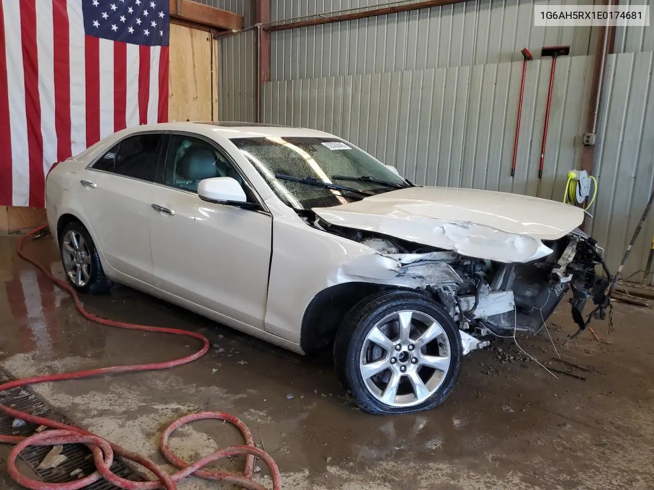 2014 Cadillac Ats Luxury VIN: 1G6AH5RX1E0174681 Lot: 62363645