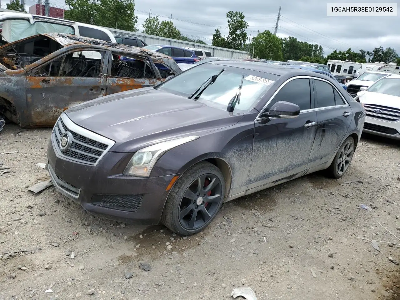 2014 Cadillac Ats Luxury VIN: 1G6AH5R38E0129542 Lot: 63637935