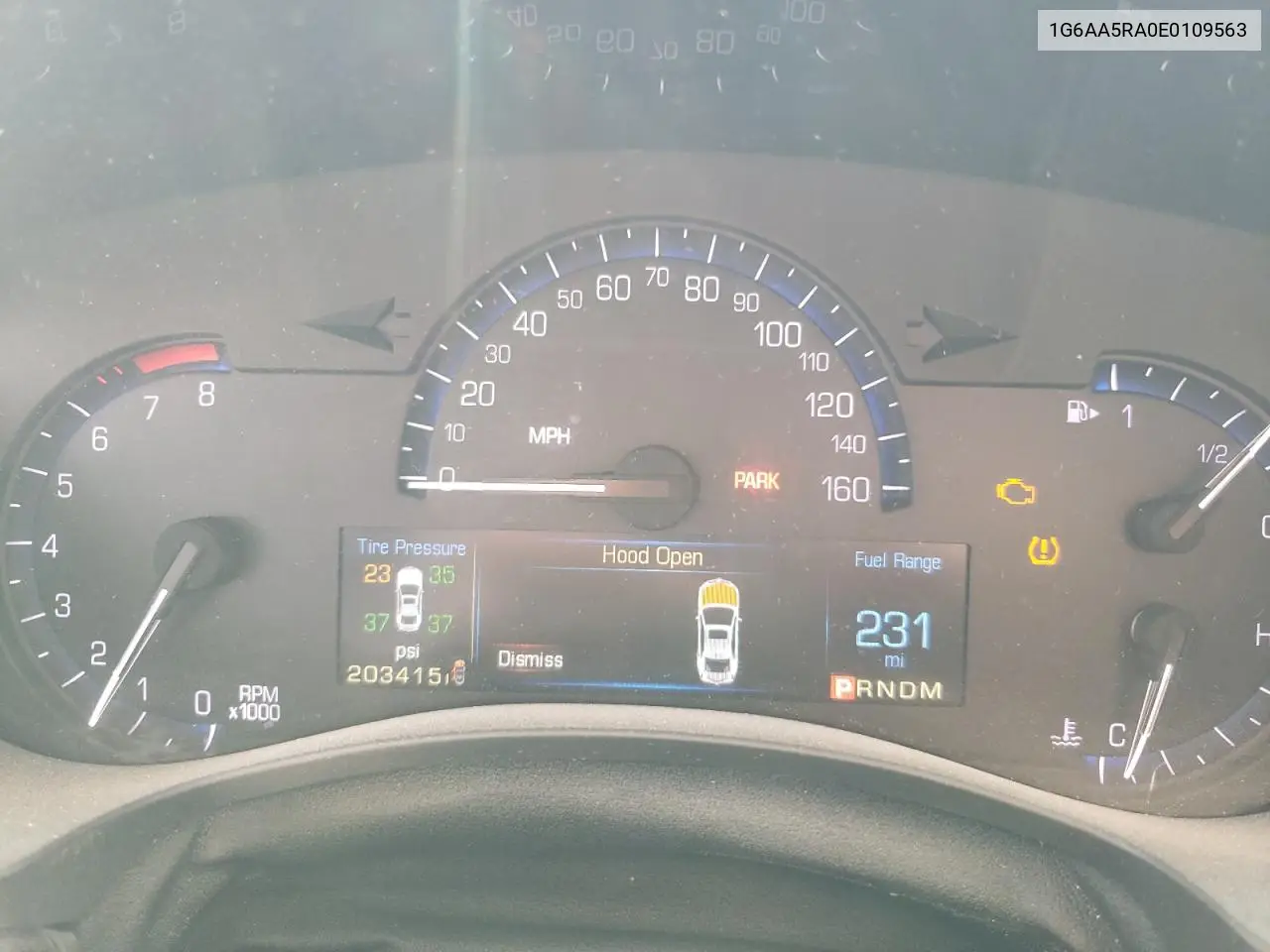 2014 Cadillac Ats VIN: 1G6AA5RA0E0109563 Lot: 65032275