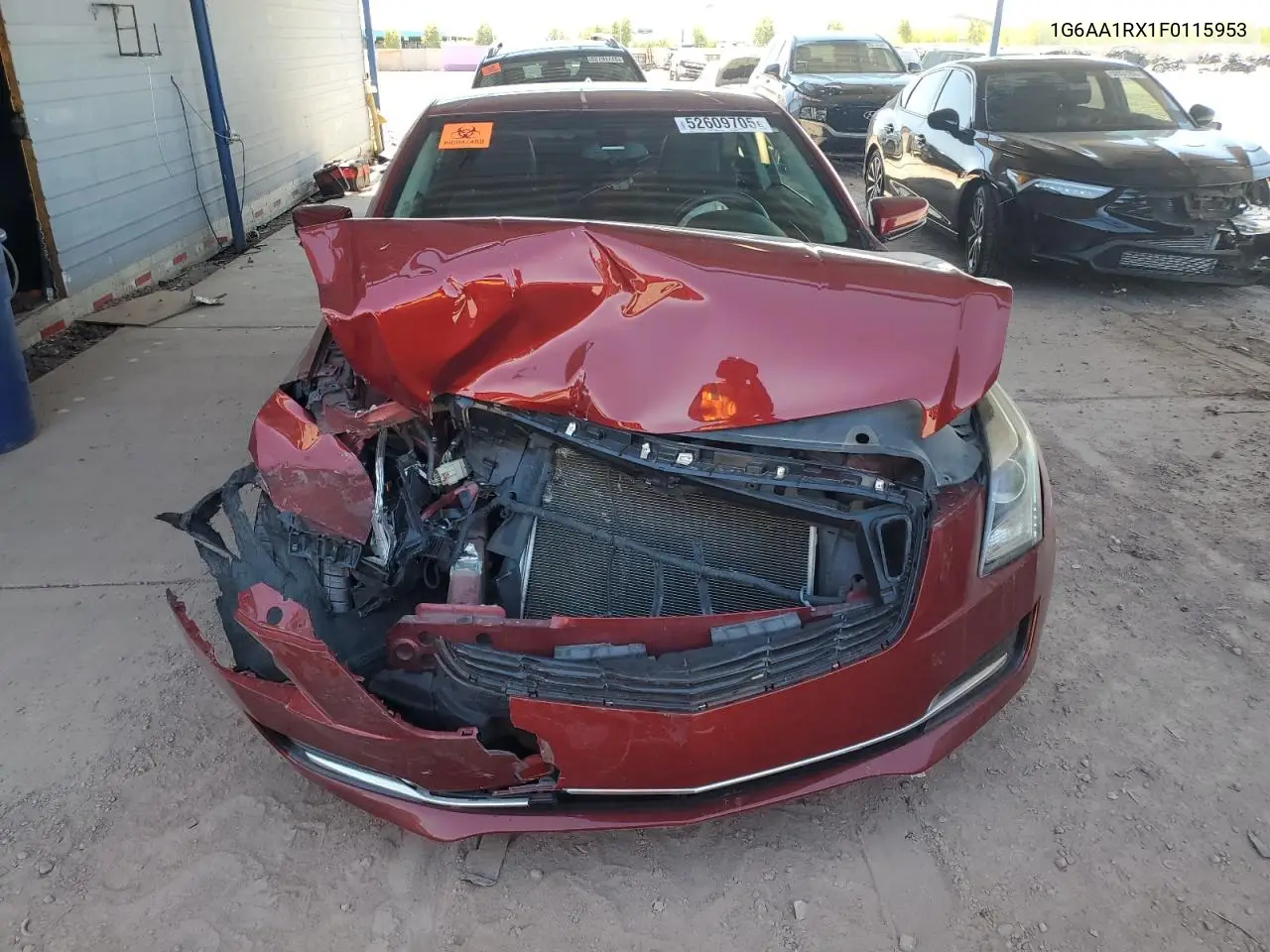 2015 Cadillac Ats VIN: 1G6AA1RX1F0115953 Lot: 52609705