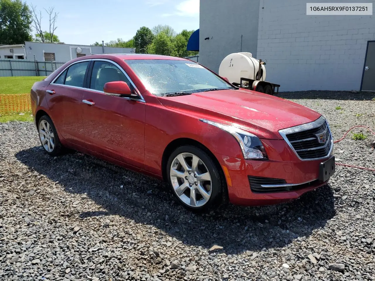 2015 Cadillac Ats Luxury VIN: 1G6AH5RX9F0137251 Lot: 56405905