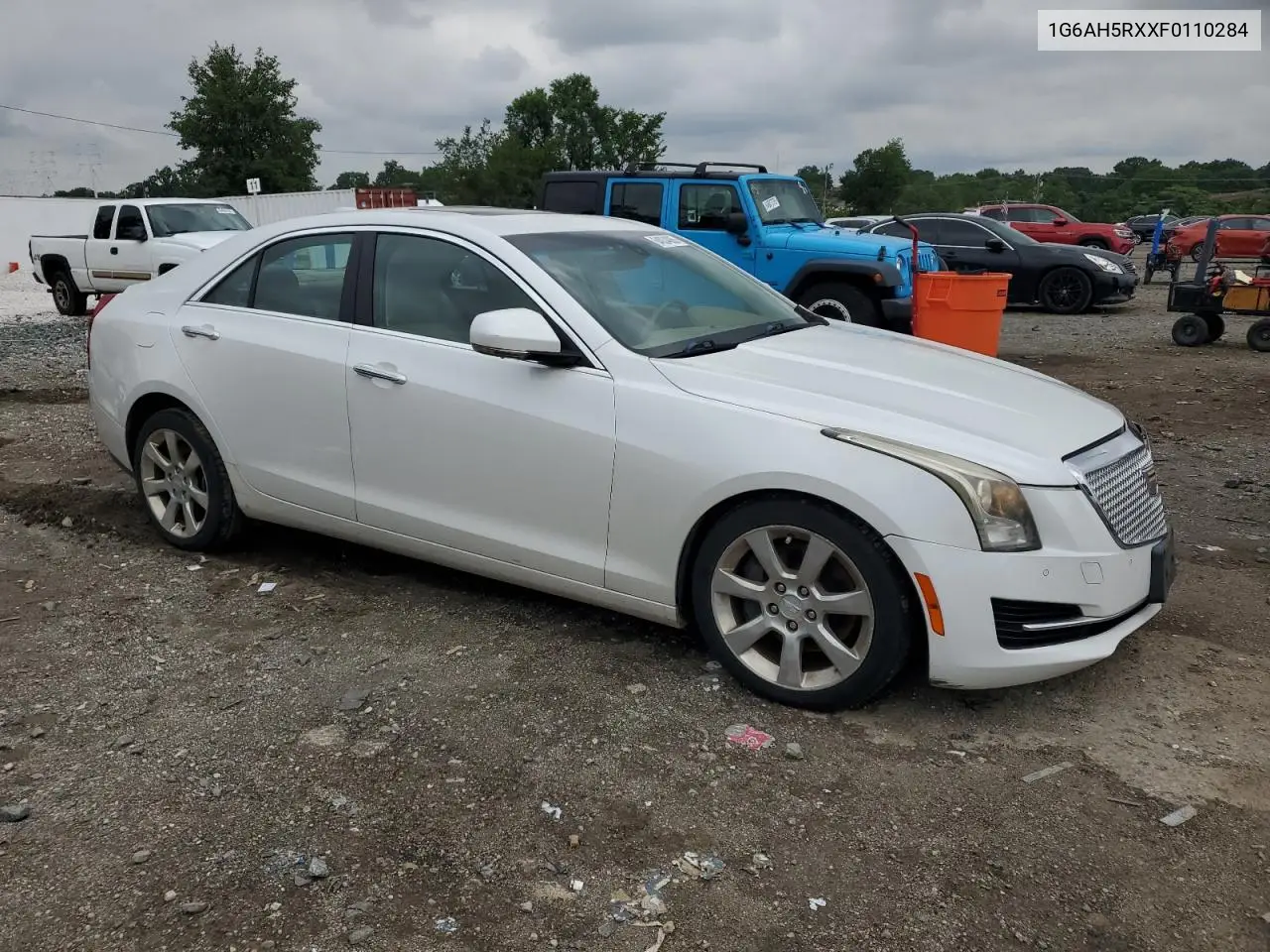 2015 Cadillac Ats Luxury VIN: 1G6AH5RXXF0110284 Lot: 64034085