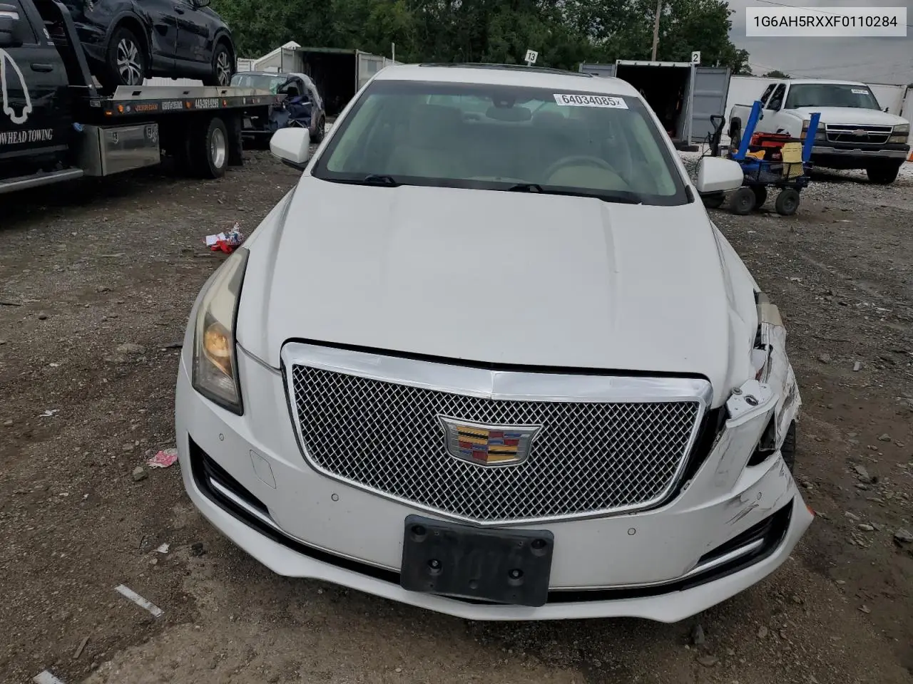2015 Cadillac Ats Luxury VIN: 1G6AH5RXXF0110284 Lot: 64034085